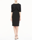 Gabardine Shrug, Black