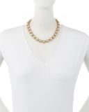 Faceted Crystal Short Necklace