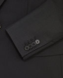 Long & Lean Blazer Jacket, Black