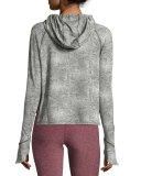 Motivation Performance Hoodie, Asphalt Gray Jacquard