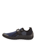 Neoprene Scuba Sneaker, Navy/Black