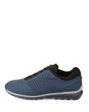 Techmerino Rubberized Sneaker, Navy