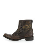 Bowery Button Boot, Gray