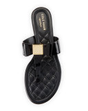 Tali Bow T-Strap Sandal, Black