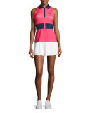 MB Court Central Performance Skort, White Pattern