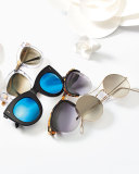 Transparent Cat-Eye Sunglasses