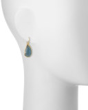 18k Rock Candy Single Teardrop Earrings  