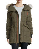 Hooded Water-Resistant Parka