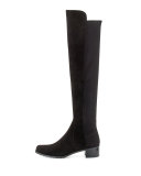 Reserve Suede Over-the-Knee Boot, Black
