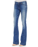 Charlize Faded Whiskered Flared Jeans