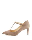 Daria Suede T-Strap 65mm Pump