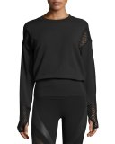 Formation Long-Sleeve Top, Black