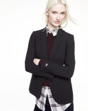 Classic Crepe Jacket, Black
