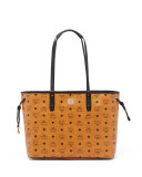 Medium Reversible Shopper Bag, Cognac 