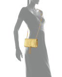 Monogram Small Kate Metallic Tassel Crossbody Bag, Gold