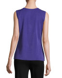 Scoop-Neck Tank, Grape Royale