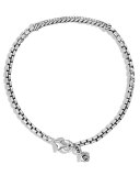Metro Pavé Diamond Bar Bracelet