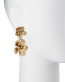 Bold Flower Drop Earrings