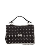 Rockstud Quilted Large Shoulder Bag