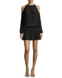 Lauren Cold-Shoulder Blouson Dress