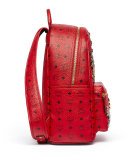 Stark Men's Stud Medium Backpack, Ruby Red