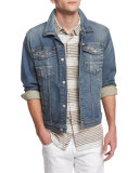 Trucker Light Wash Jean Jacket, Light Wash