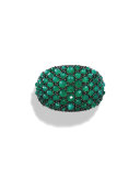 Osetra Faceted Green Onyx Dome Ring