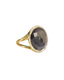 18k Rock Candy Mini Lollipop Ring in Pyrite & Diamond