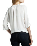 Marru Split-Neck Top