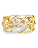 Onda 18k Gold and Diamond Cuff Bracelet