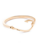 Hook Cuff Bracelet, Brass