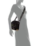 Corsaire Quilted Crossbody Bag, Black (Nero)