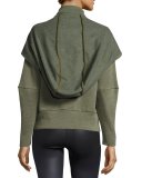 Chill Hooded Sport Jacket, Jungle Heather