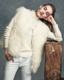 Curly Lamb Shearling Fur Vest