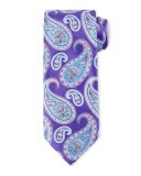 Large Pine Paisley-Print Tie