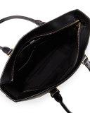 Kenneth Men's Check Tote Bag, Chocolate/Black