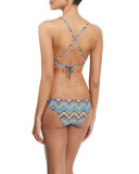 Beach Babe Printed Swim Top, Available in D Cup
