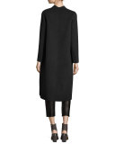 Leather Carrot Pants, Black