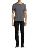 Mick Solid Denim Jeans, Black