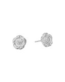 Classic Chain Small Diamond Stud Earrings