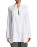 Twisted Organic Cotton Terry Kimono Cardigan 