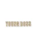 Young Boss Sticker for Handbag, White/Multi