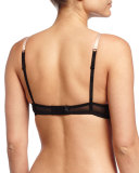 Noeuds et Merveilles Lace Underwire Bra, Black/Natural