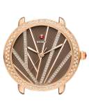 16mm Serein Mid City Lights Diamond Rose Gold Watch Head, Diamond Dial