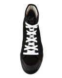 Matrix Spirit Men's High-Top Sneaker, Black/White