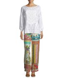 Power Scarf Printed Pants 