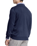 Cashmere-Blend V-Neck Sweater