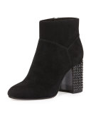  Arabella Stud-Heel Ankle Boot