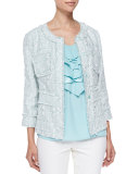 Reagan Tweed Jacket, Blyss Blue Multi