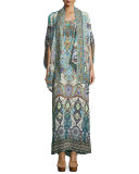 Embellished Layered Maxi Dress, Casablanca